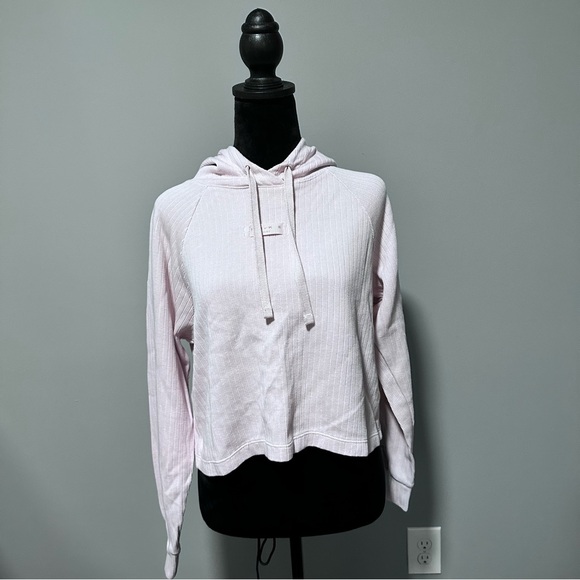 Nike Blush Pink Knit Hoodie - Picture 1 of 7